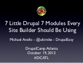 Seven Little Modules Every Site Bui...