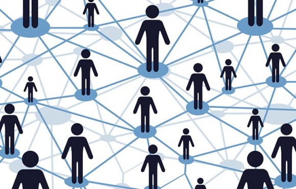 People joined by a network